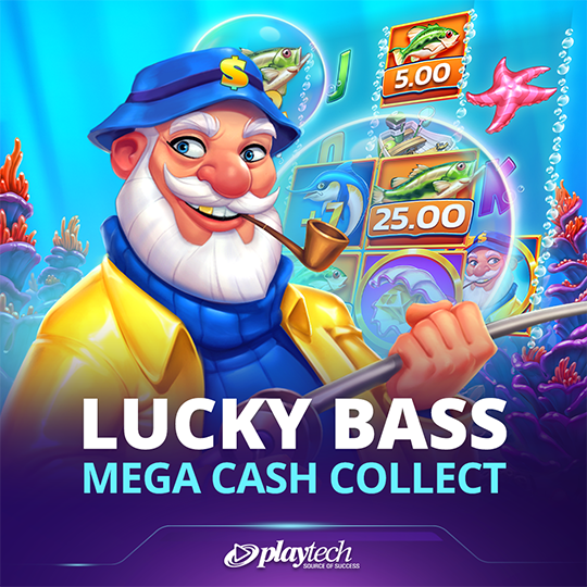 Persentase RTP untuk Lucky Bass: Mega Cash Collect oleh Play Tech