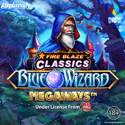 Persentase RTP untuk Fire Blaze: Blue Wizard Megaways oleh Play Tech